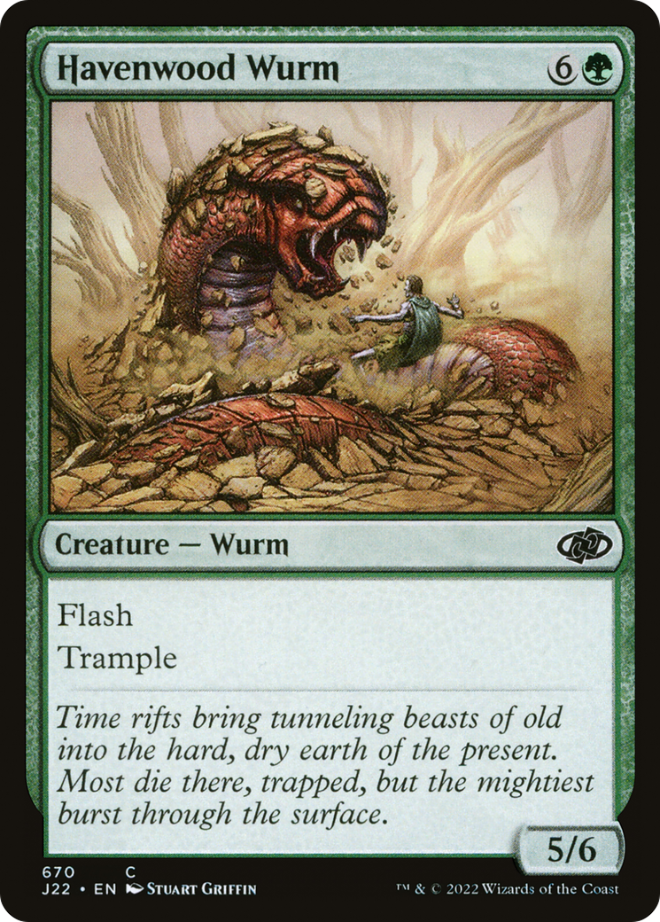 Havenwood Wurm (670) [Jumpstart 2022] - Deck Out Gaming