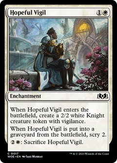 Hopeful Vigil (17) [Wilds of Eldraine] - Deck Out Gaming