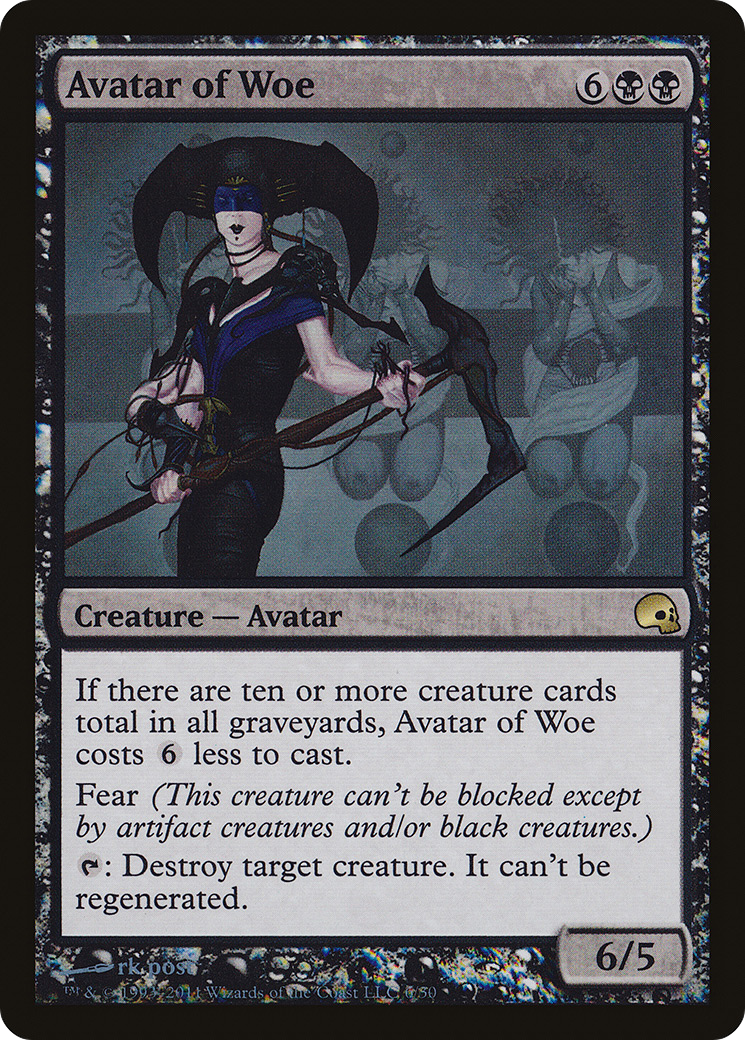 Avatar of Woe (6) [Premium Deck Series: Graveborn] foil - Deck Out Gaming