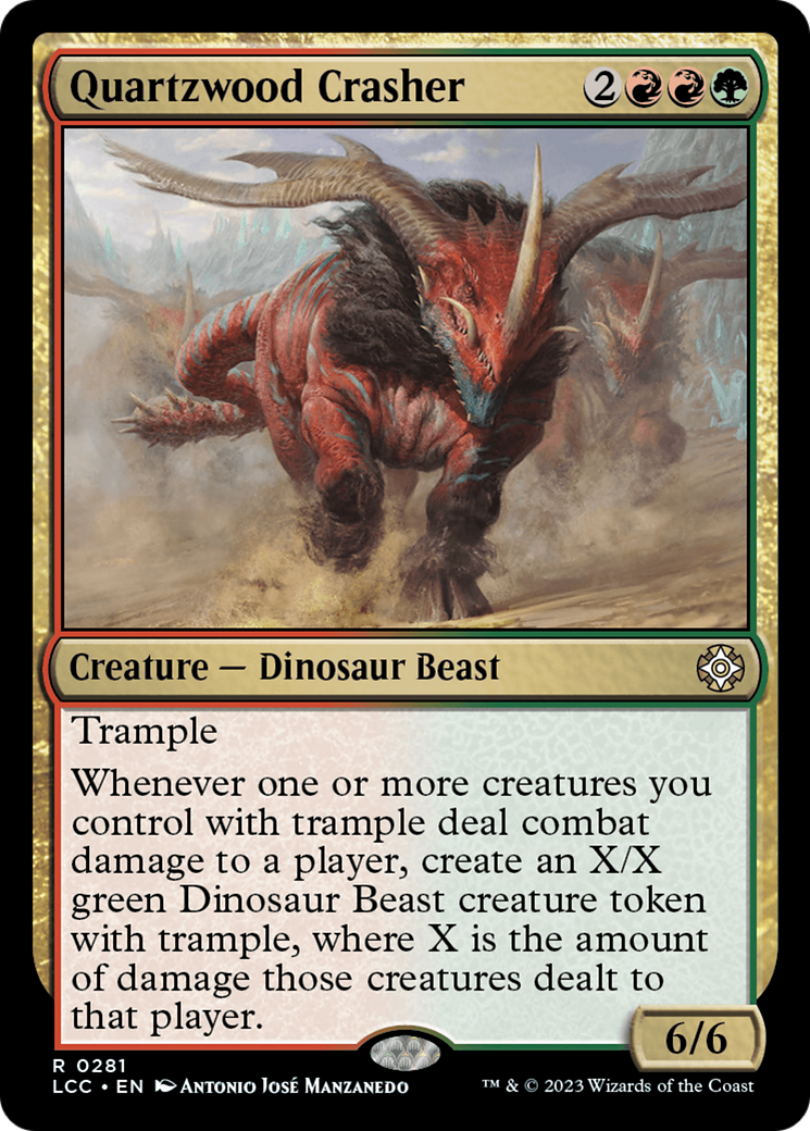Quartzwood Crasher (281) [The Lost Caverns of Ixalan Commander] - Deck Out Gaming