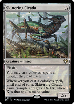 Skittering Cicada (717) [Commander Masters] - Deck Out Gaming