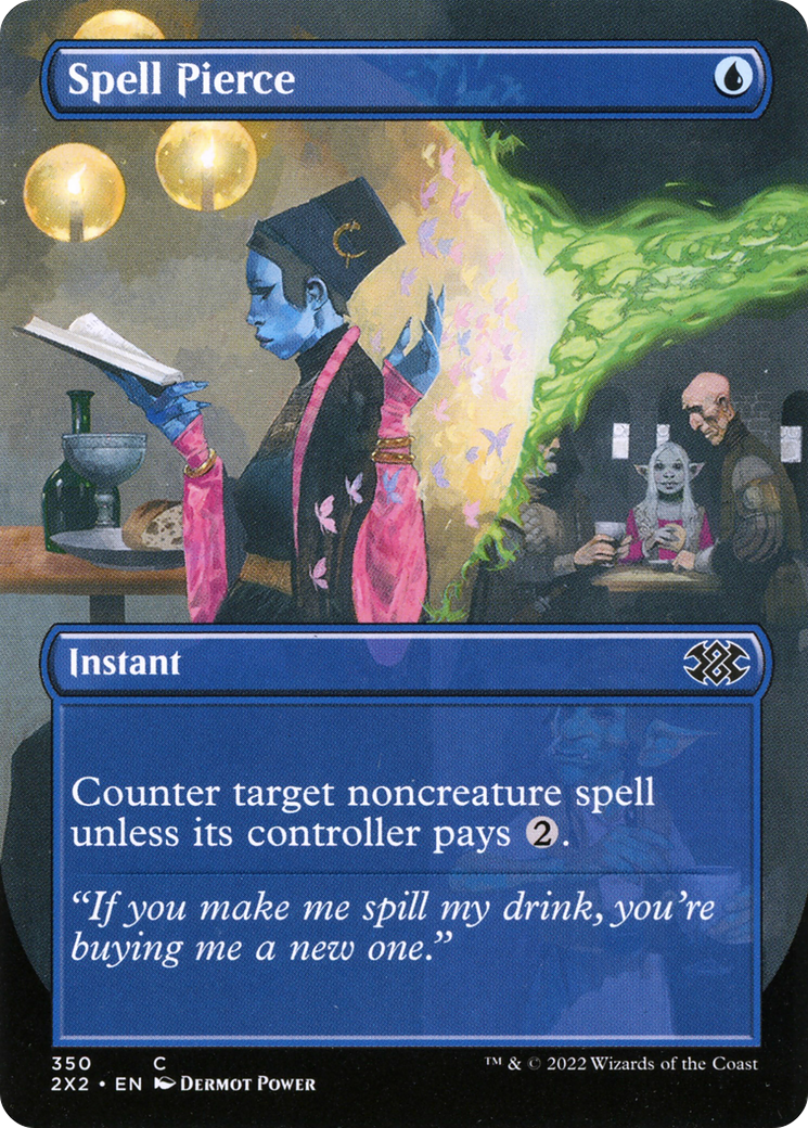 Spell Pierce (Borderless) (350) [Double Masters 2022] foil - Deck Out Gaming