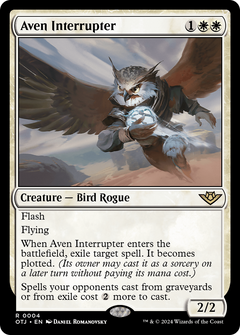 Aven Interrupter (4) [Outlaws of Thunder Junction] - Deck Out Gaming
