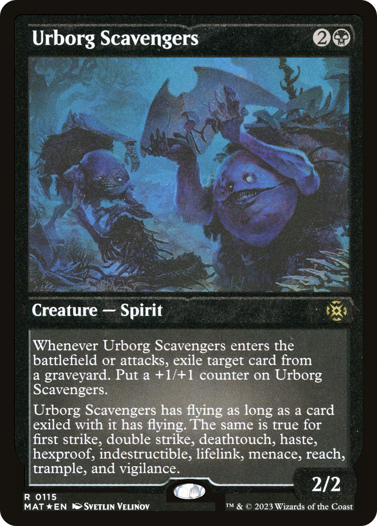 Urborg Scavengers (115) [March of the Machine: The Aftermath] etched - Deck Out Gaming