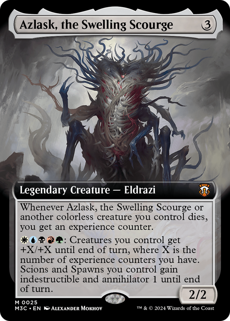 Azlask, the Swelling Scourge (Extended Art) (25) [Modern Horizons 3 Commander] - Deck Out Gaming
