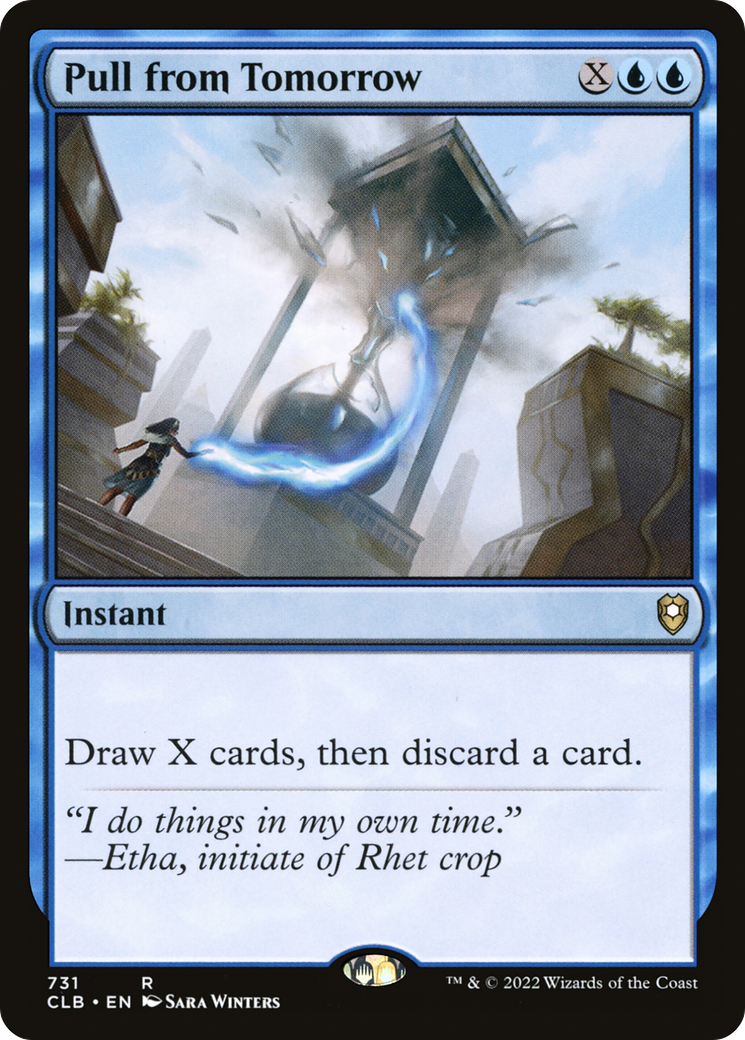 Pull from Tomorrow (731) [Commander Legends: Battle for Baldur's Gate] - Deck Out Gaming
