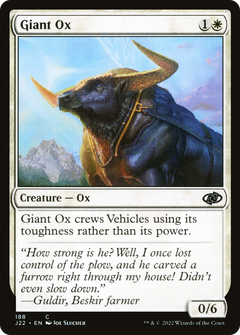 Giant Ox (188) [Jumpstart 2022] - Deck Out Gaming