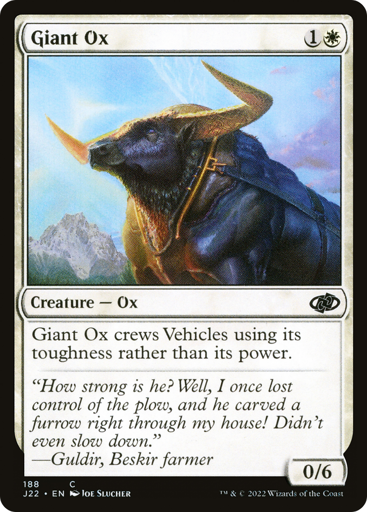 Giant Ox (188) [Jumpstart 2022] - Deck Out Gaming