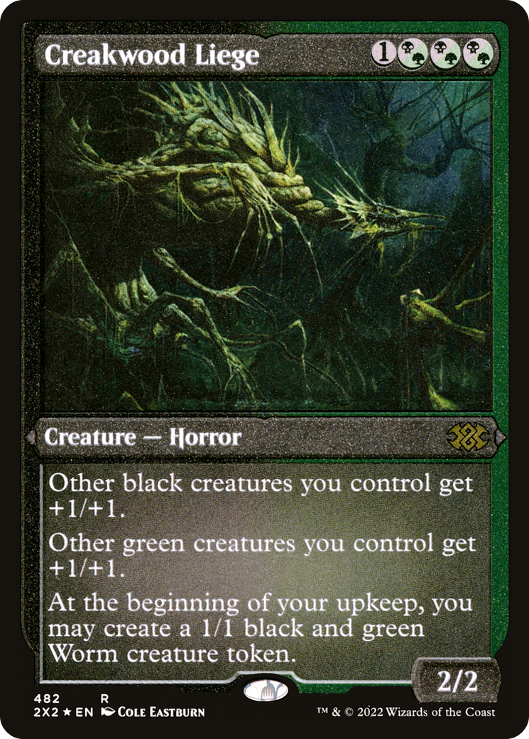 Creakwood Liege (Foil Etched) (482) [Double Masters 2022] foil - Deck Out Gaming