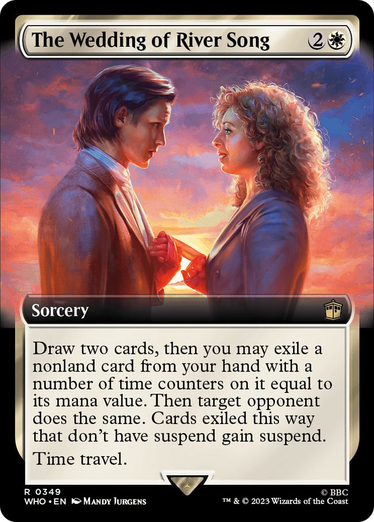 The Wedding of River Song (Extended Art) (349) [Doctor Who] foil - Deck Out Gaming