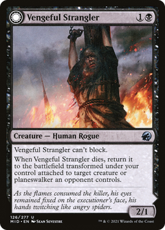 Vengeful Strangler // Strangling Grasp (126) [Innistrad: Midnight Hunt] - Deck Out Gaming