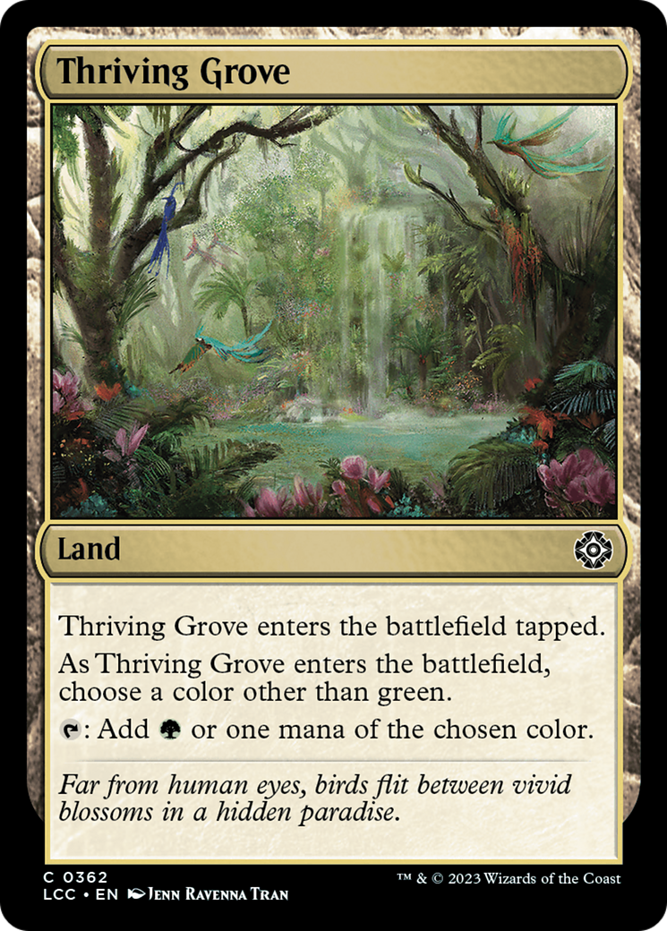 Thriving Grove (362) [The Lost Caverns of Ixalan Commander] - Deck Out Gaming