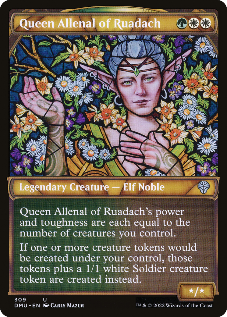 Queen Allenal of Ruadach (Showcase) (309) [Dominaria United] - Deck Out Gaming