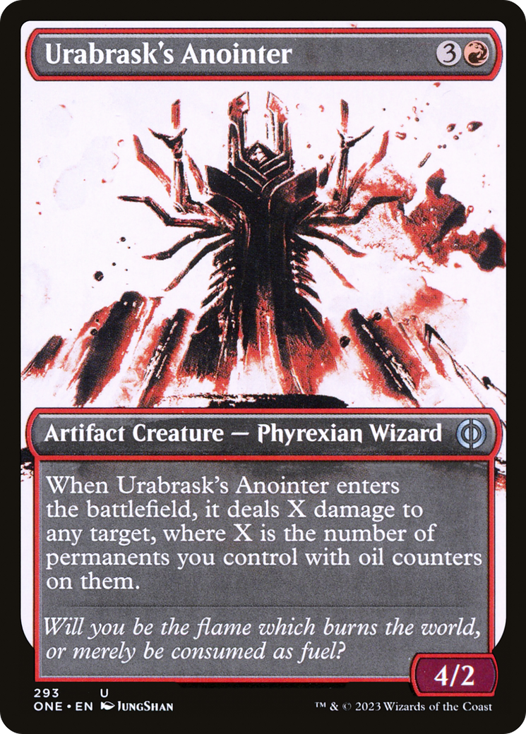 Urabrask's Anointer (Showcase) (293) [Phyrexia: All Will Be One] foil - Deck Out Gaming