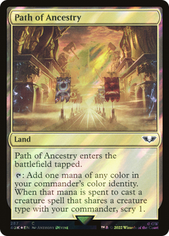 Path of Ancestry (Surge Foil) (287) [Warhammer 40,000 Commander] foil - Deck Out Gaming