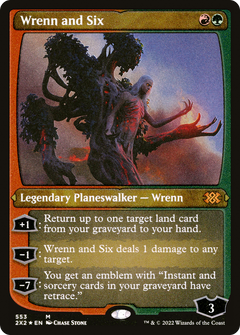 Wrenn and Six (Foil Etched) (553) [Double Masters 2022] foil - Deck Out Gaming