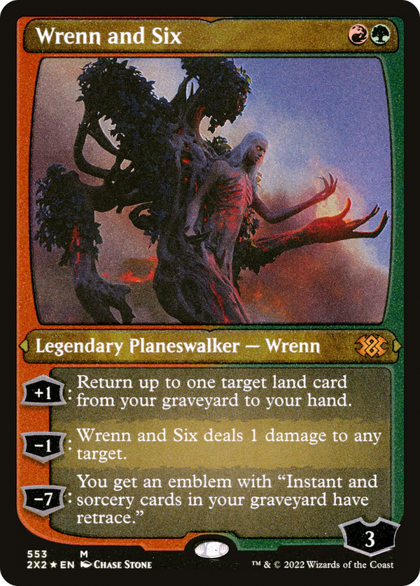 Wrenn and Six (Foil Etched) (553) [Double Masters 2022] foil - Deck Out Gaming