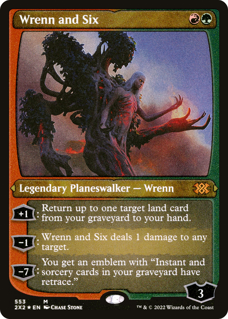 Wrenn and Six (Foil Etched) (553) [Double Masters 2022] foil - Deck Out Gaming