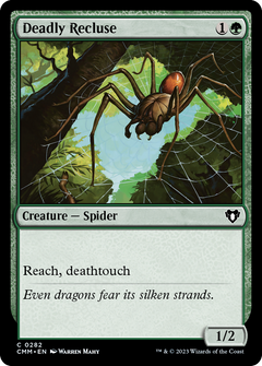 Deadly Recluse (282) [Commander Masters] foil - Deck Out Gaming