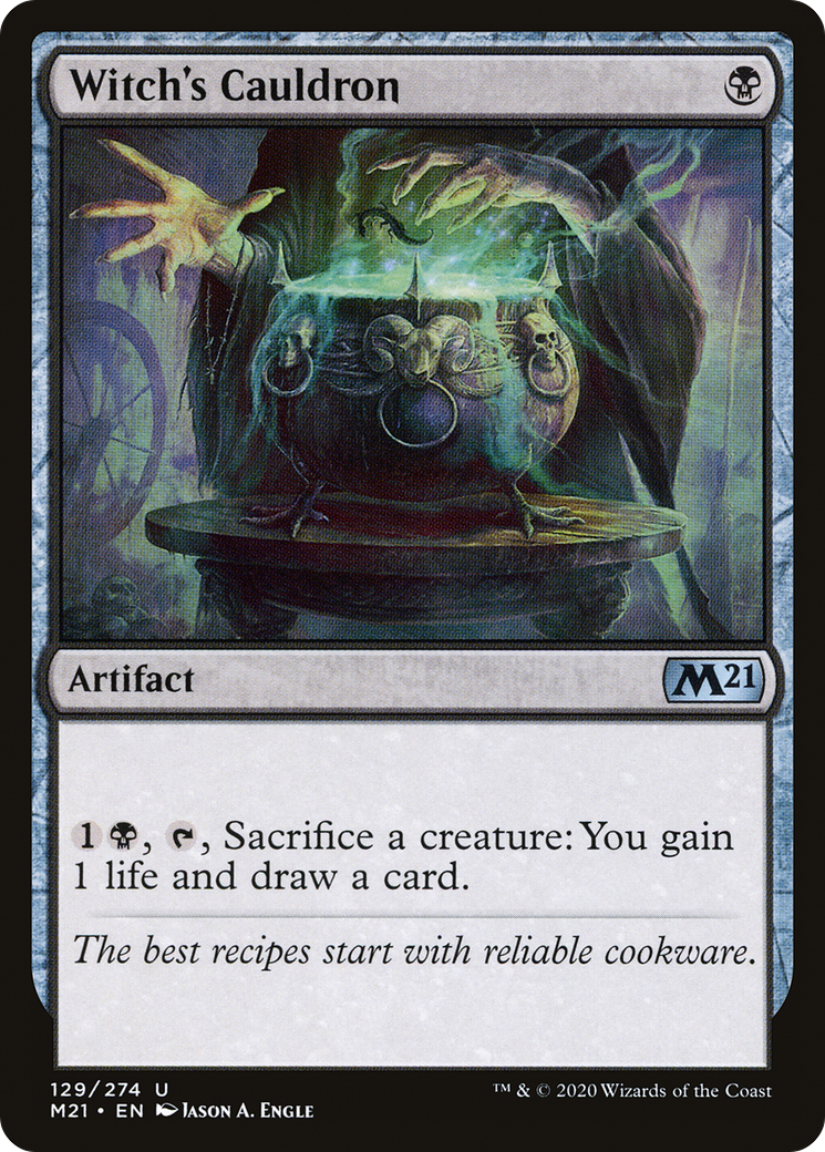 Witch's Cauldron (129) [Core Set 2021] - Deck Out Gaming