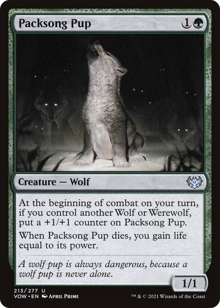 Packsong Pup (213) [Innistrad: Crimson Vow] foil - Deck Out Gaming