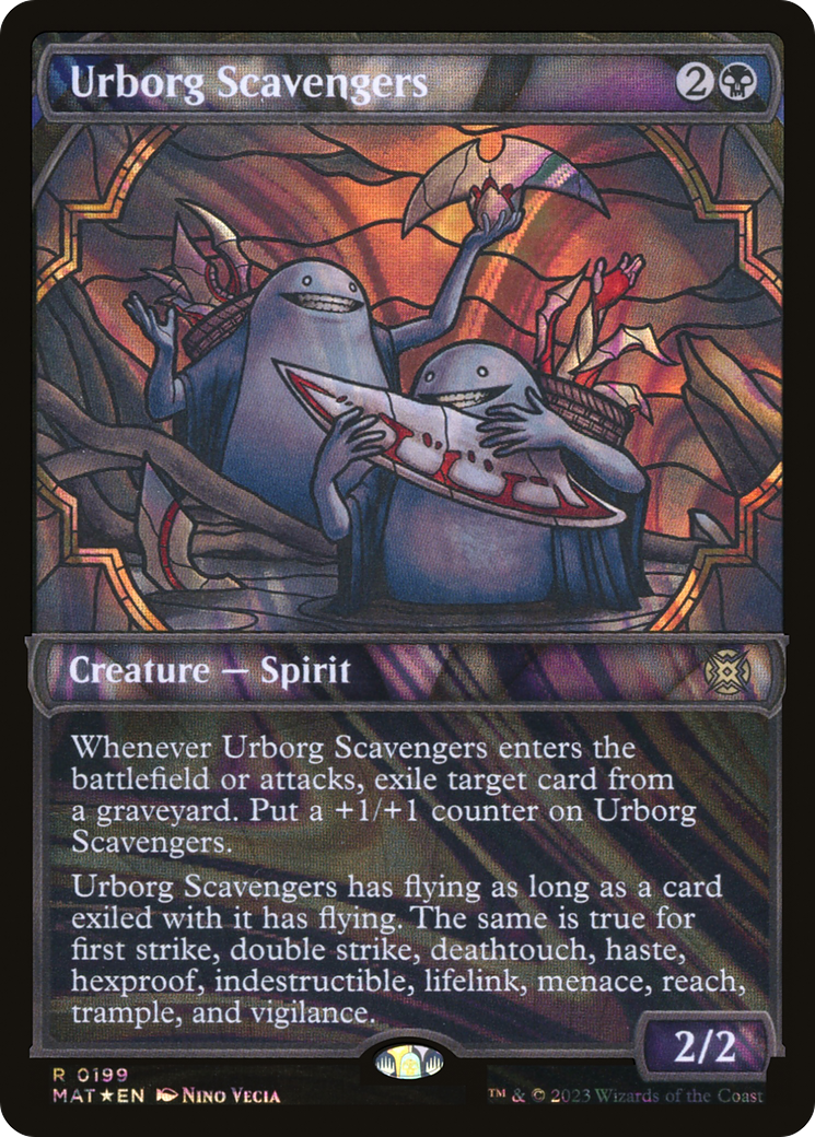 Urborg Scavengers (Halo Foil) (199) [March of the Machine: The Aftermath] foil - Deck Out Gaming