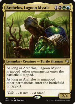 Archelos, Lagoon Mystic (140) [Commander: Dominaria United] - Deck Out Gaming