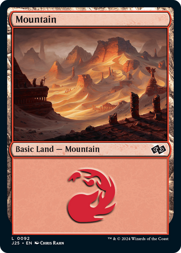 Mountain (0092) (92) [Foundations Jumpstart] - Deck Out Gaming