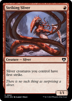 Striking Sliver (882) [Commander Masters] - Deck Out Gaming