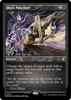 Imp's Mischief (514) [Commander Masters] etched - Deck Out Gaming