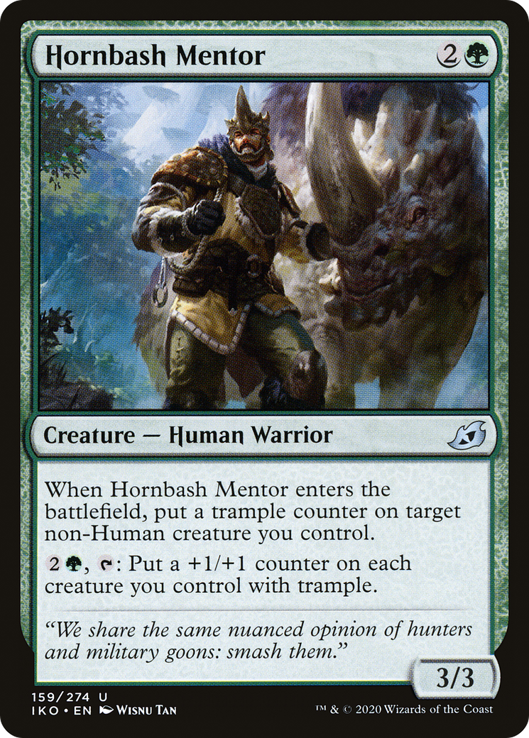 Hornbash Mentor (159) [Ikoria: Lair of Behemoths] - Deck Out Gaming