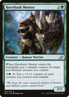 Hornbash Mentor (159) [Ikoria: Lair of Behemoths] foil - Deck Out Gaming