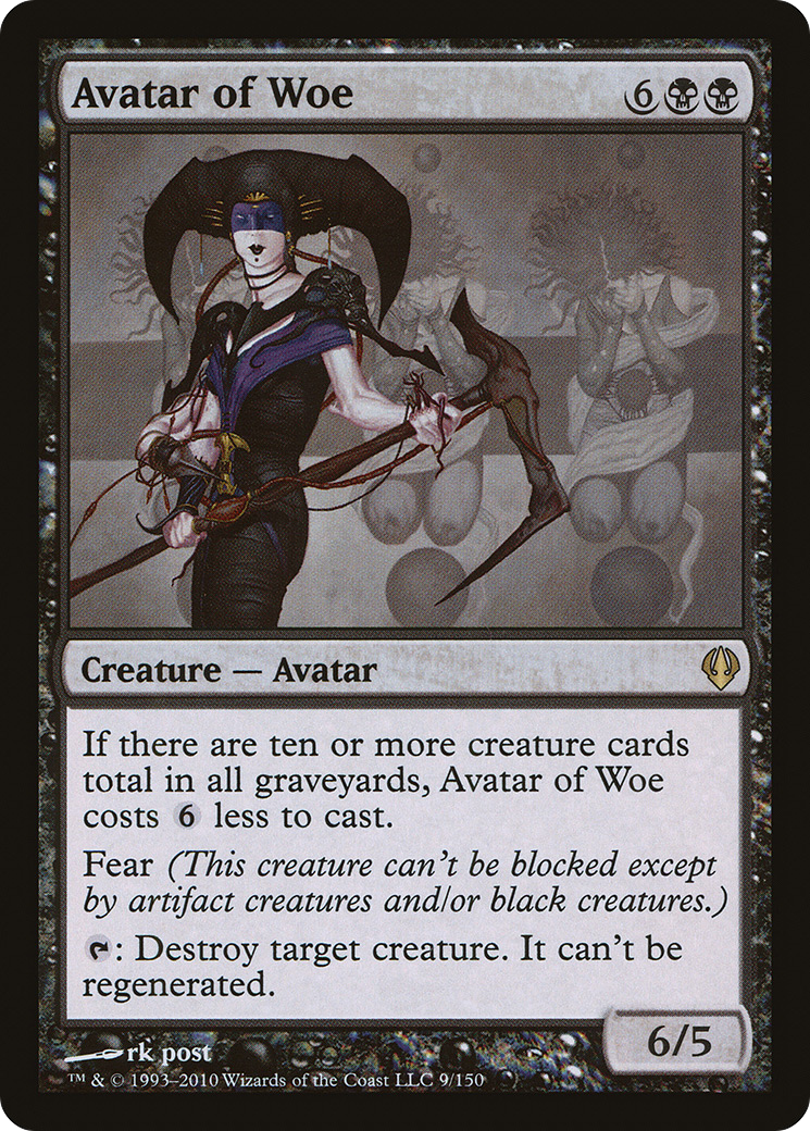 Avatar of Woe (9) [Archenemy] - Deck Out Gaming
