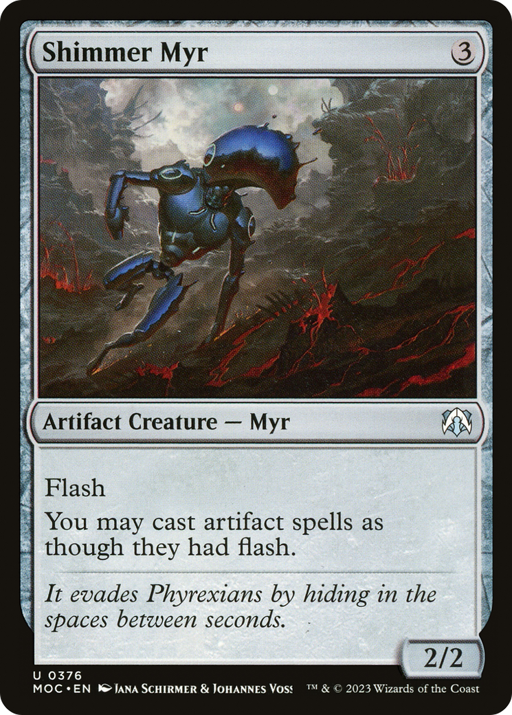 Shimmer Myr (376) [March of the Machine Commander] - Deck Out Gaming