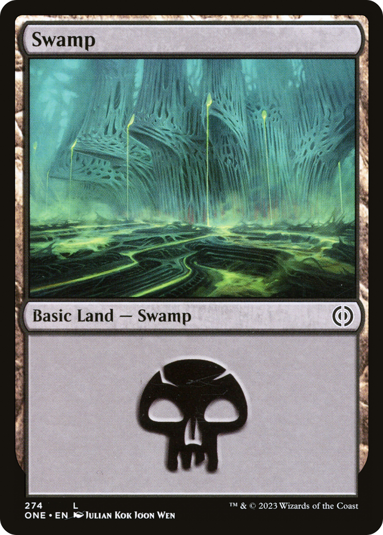 Swamp (274) (274) [Phyrexia: All Will Be One] foil - Deck Out Gaming