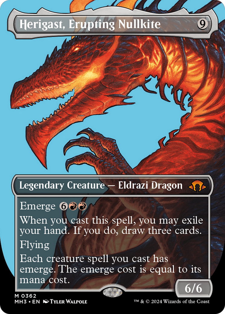 Herigast, Erupting Nullkite (Borderless) (362) [Modern Horizons 3] - Deck Out Gaming