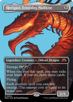 Herigast, Erupting Nullkite (Borderless) (362) [Modern Horizons 3] - Deck Out Gaming