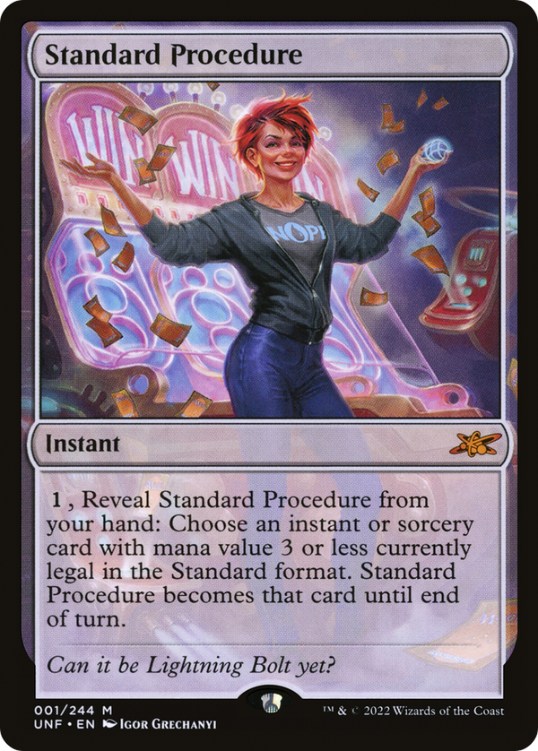 Standard Procedure (1) [Unfinity] - Deck Out Gaming