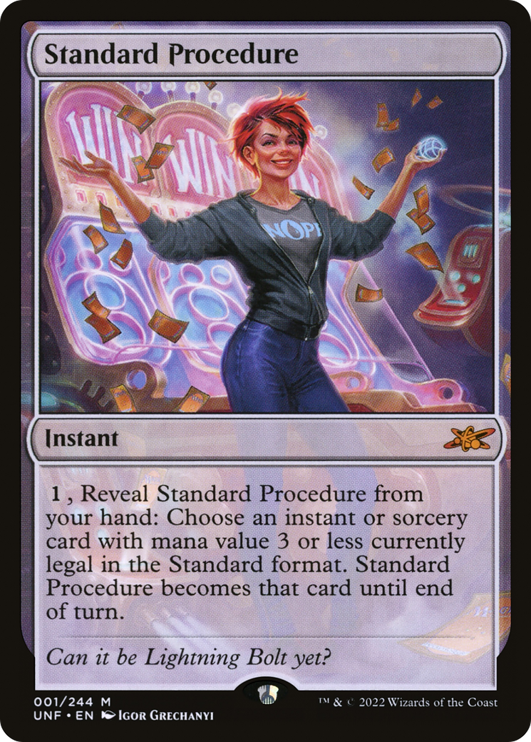 Standard Procedure (1) [Unfinity] foil - Deck Out Gaming