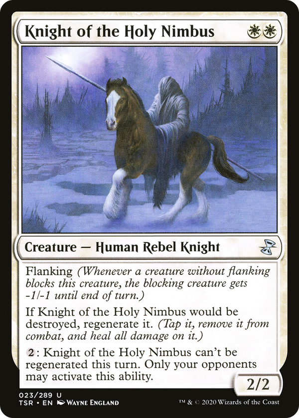 Knight of the Holy Nimbus (23) [Time Spiral Remastered] foil - Deck Out Gaming