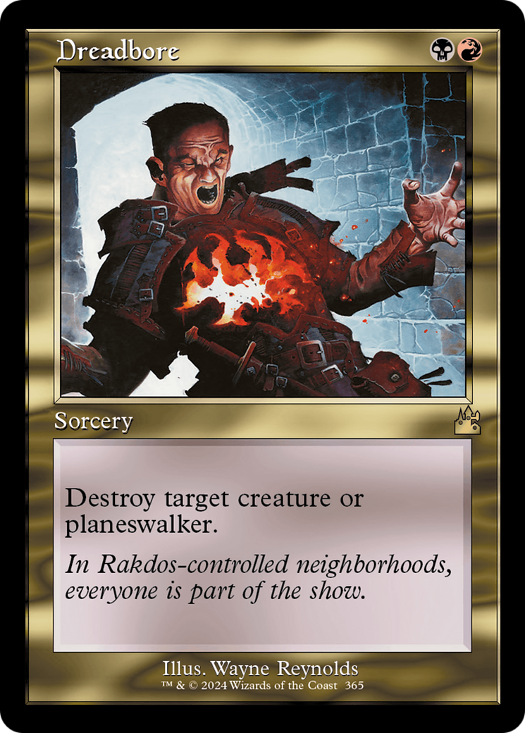 Dreadbore (Retro Frame) (365) [Ravnica Remastered] - Deck Out Gaming