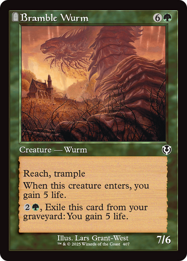 Bramble Wurm (Retro Frame) (407) [Innistrad Remastered] - Deck Out Gaming
