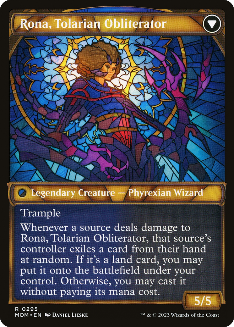 Rona, Herald of Invasion (Showcase) (295) [March of the Machine] foil - Deck Out Gaming