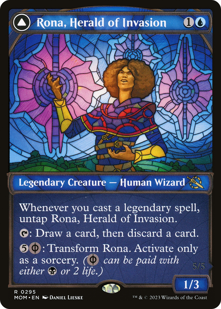 Rona, Herald of Invasion (Showcase) (295) [March of the Machine] - Deck Out Gaming