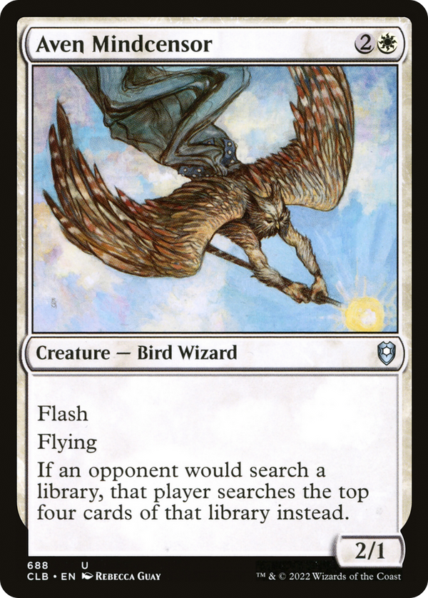 Aven Mindcensor (688) [Commander Legends: Battle for Baldur's Gate] - Deck Out Gaming