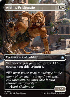 Ajani's Pridemate (Borderless) (293) [Foundations] - Deck Out Gaming