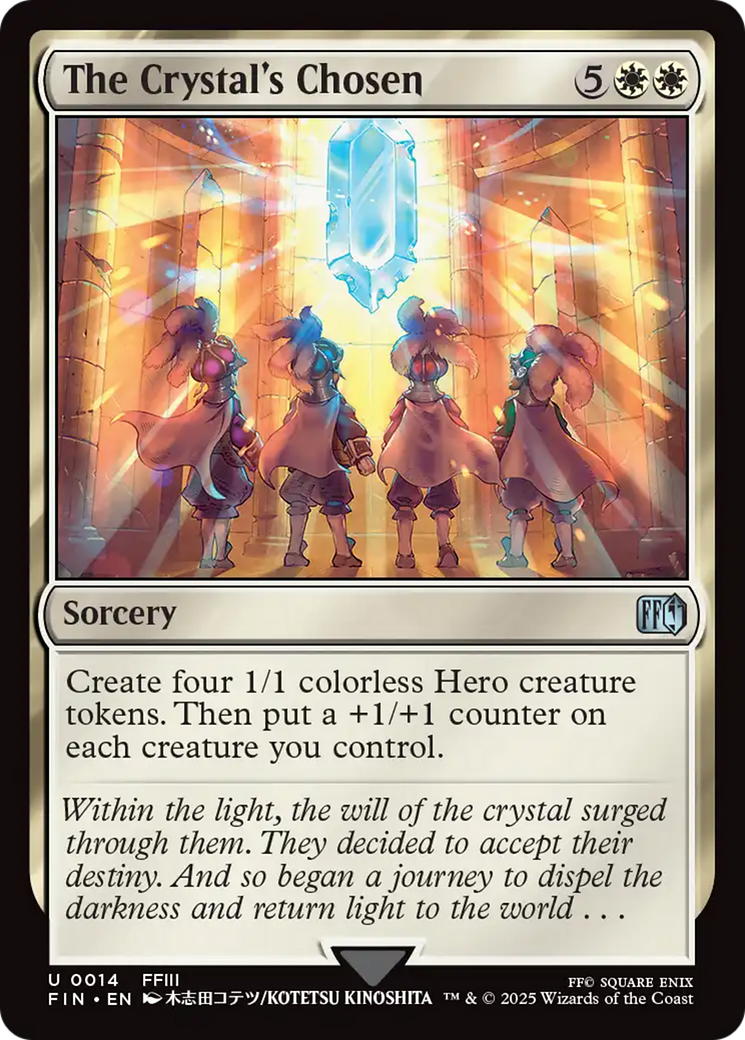 The Crystal's Chosen (14) [FINAL FANTASY] foil - Deck Out Gaming