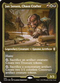 Jan Jansen, Chaos Crafter (535) [Commander Legends: Battle for Baldur's Gate] etched - Deck Out Gaming