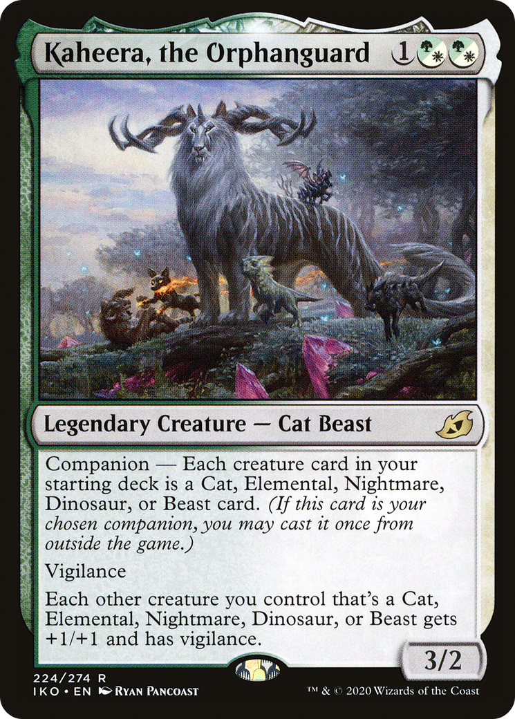 Kaheera, the Orphanguard (224) [Ikoria: Lair of Behemoths] foil - Deck Out Gaming