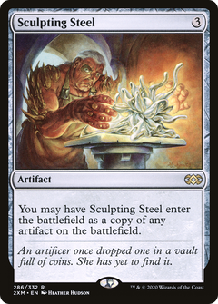 Sculpting Steel (286) [Double Masters] foil - Deck Out Gaming